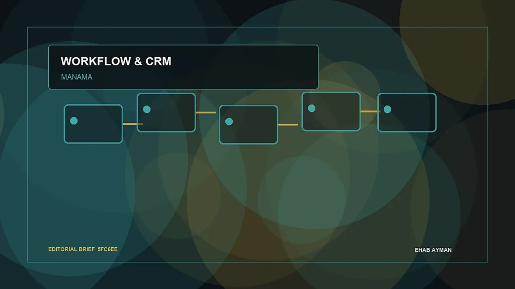 صورة تحريرية لموضوع ترحيل CRM للعيادات في المنامة: نقل الفرق دون فقدان السياق