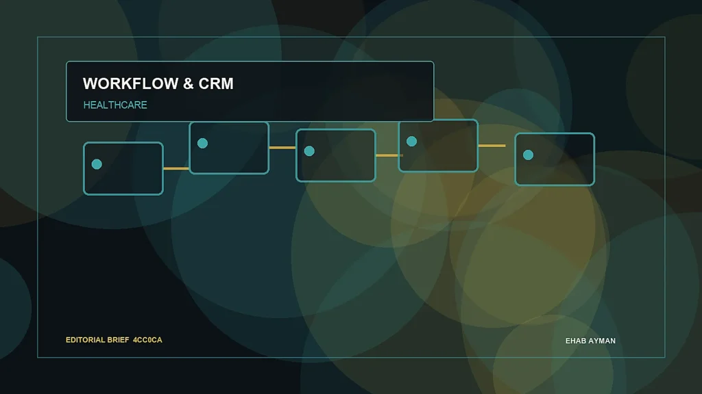 صورة تحريرية لموضوع مسار CRM للعيادات: مراحل تساعد الفرق على المتابعة