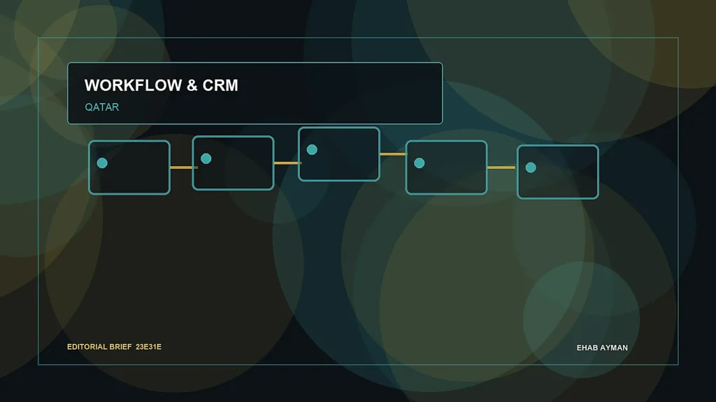 صورة تحريرية لموضوع CRM للعيادات في قطر: بناء روتين موثوق للمتابعة