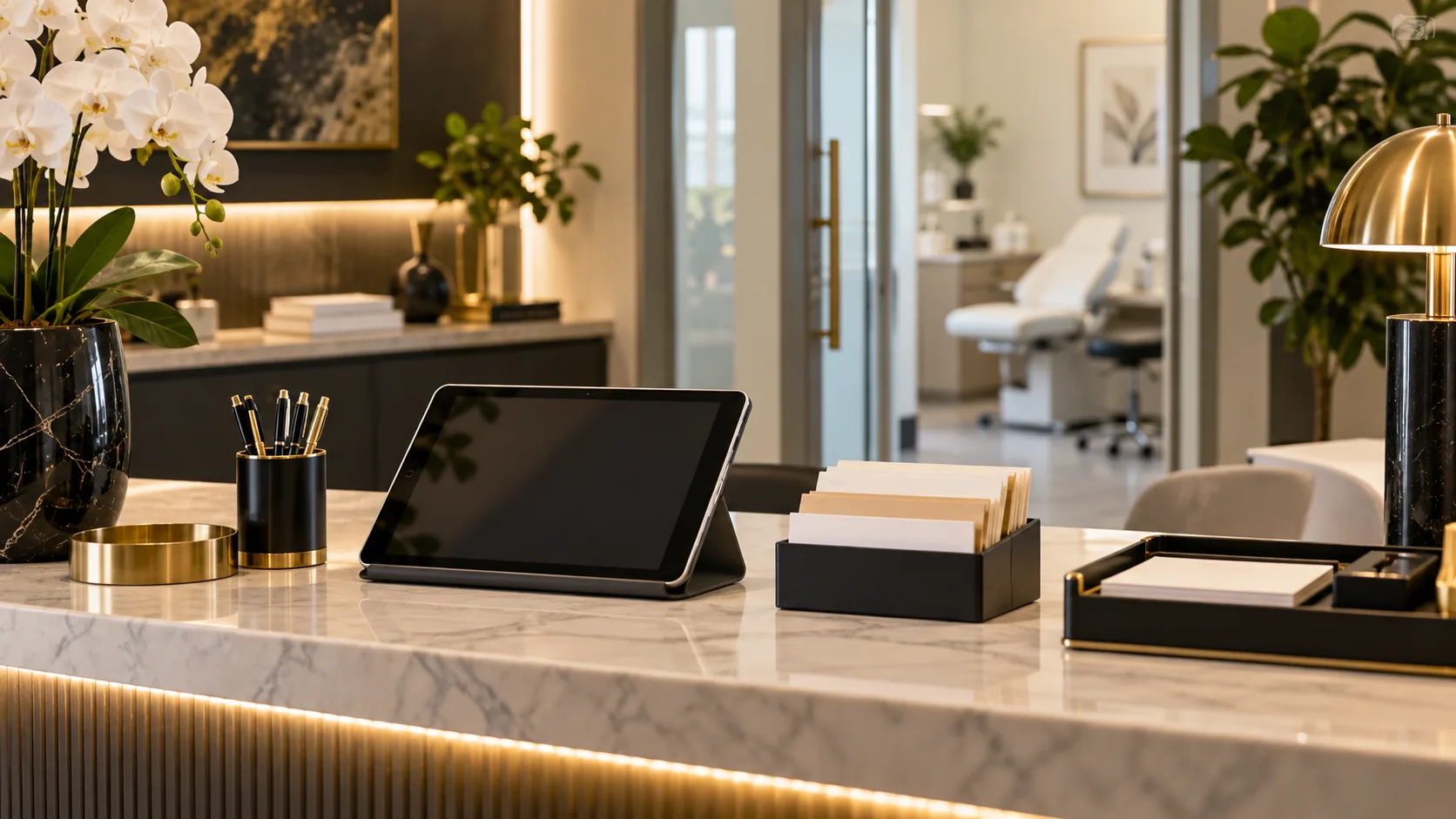 Clinic operations desk for appointment and CRM workflow