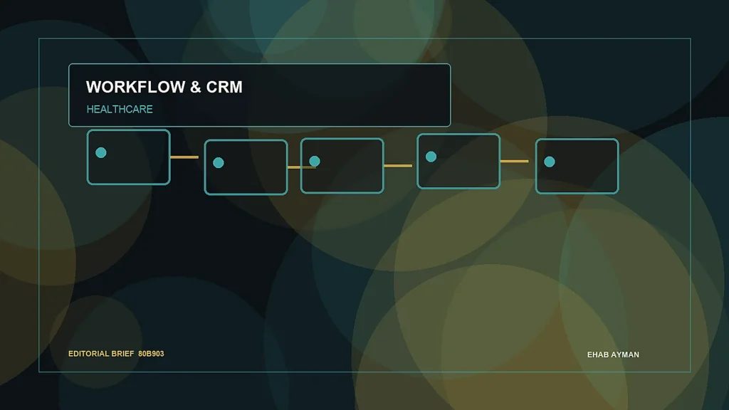 صورة تحريرية لموضوع كيف تبني مسار CRM لعيادة أو مركز طبي