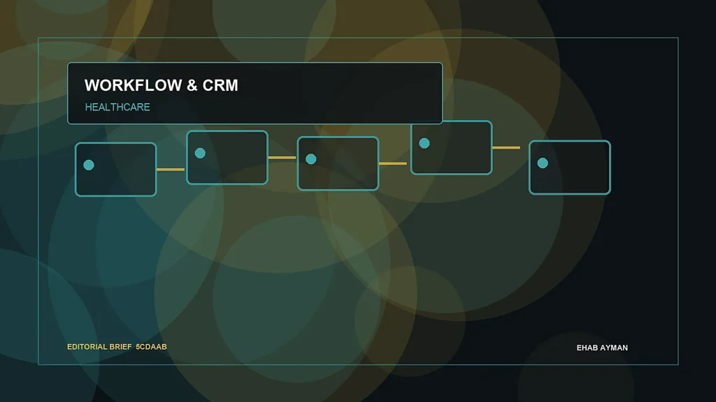 صورة تحريرية لموضوع بيانات المراجعين في CRM: حدود عملية لفرق العيادات