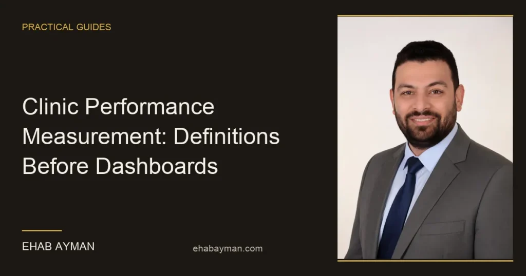 Article cover: Clinic Performance Measurement: Definitions Before Dashboards