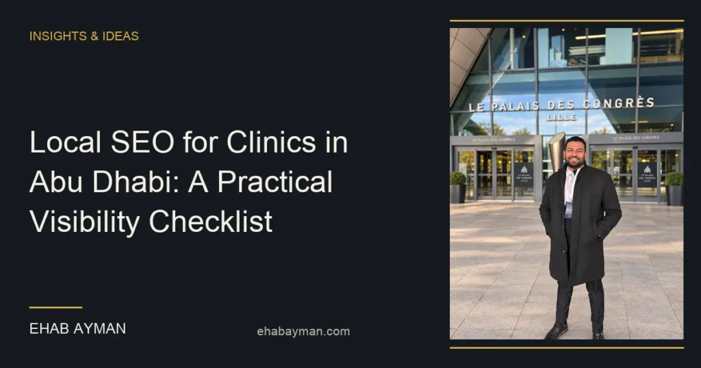 Article cover: Local SEO for Clinics in Abu Dhabi: A Practical Visibility Checklist