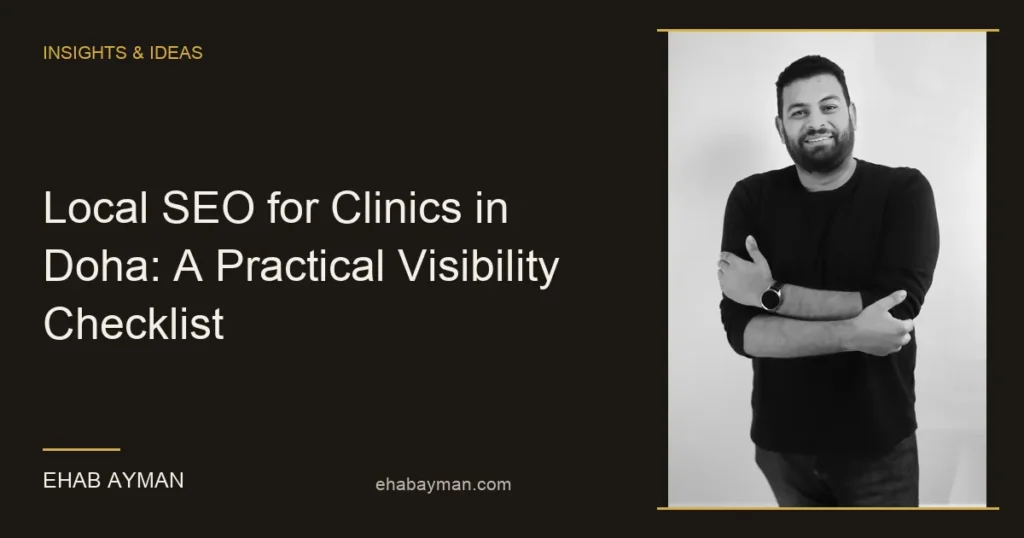 Article cover: Local SEO for Clinics in Doha: A Practical Visibility Checklist